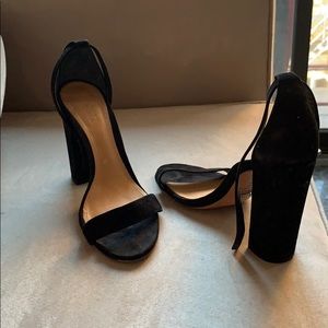 Strappy Black Schutz Heels (Sandals)
